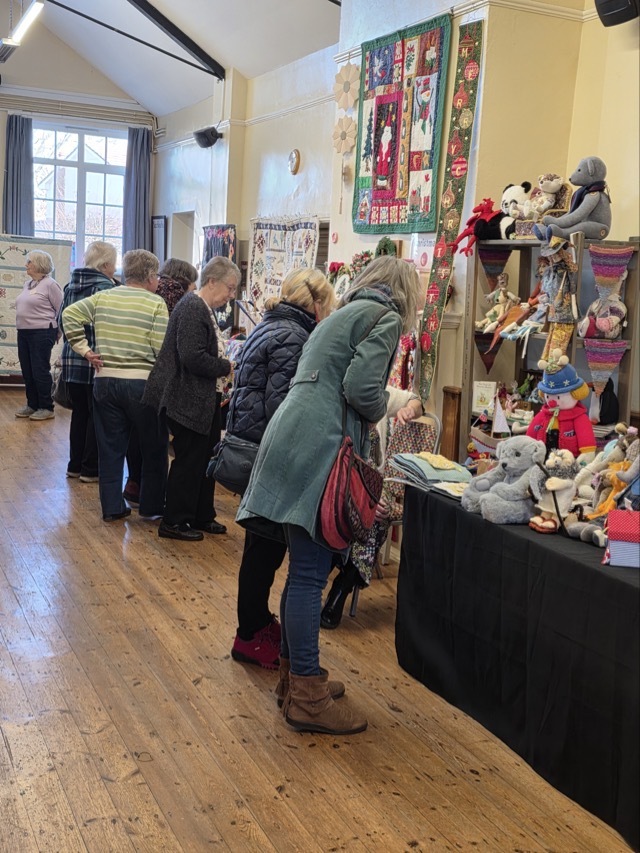 Vistors looking at Toys